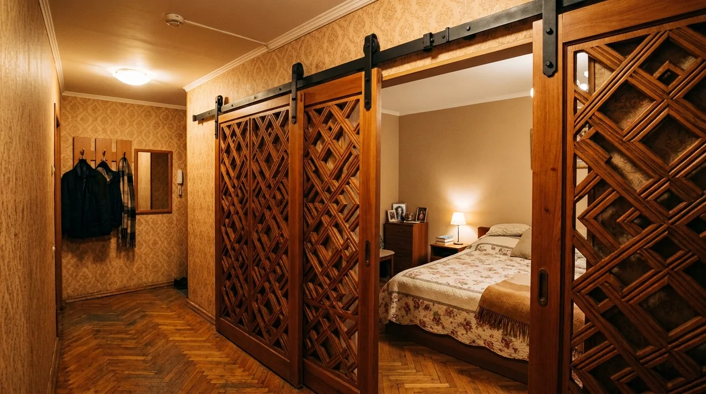 ажурная резная перегородка
