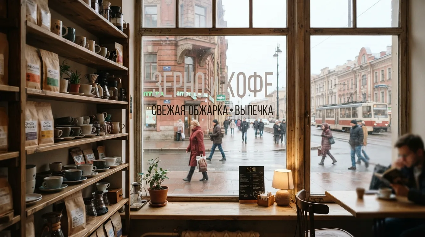 витрина из стекла